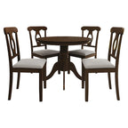 Ensemble de salle à manger en bois 5 pièces Mid-Century CraftPorch