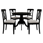 Ensemble de salle à manger en bois 5 pièces Mid-Century CraftPorch