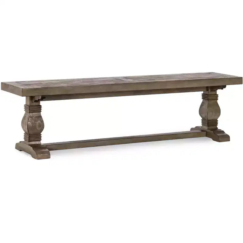 Banc de salle à manger en bois Christopher Knight Home Classic Gianna Farmhouse 66 po