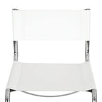 Chaise d'appoint Cantilever Breuer Chair Company Mart Stam avec cadre chromé (divers coloris de cuir reconstitué)