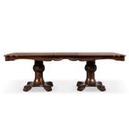 Ensemble de salle à manger extensible 9 pièces en bois massif traditionnel Eugene Furniture of America