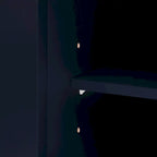 Armoire de rangement à design incurvé avec étagères réglables et tiroir