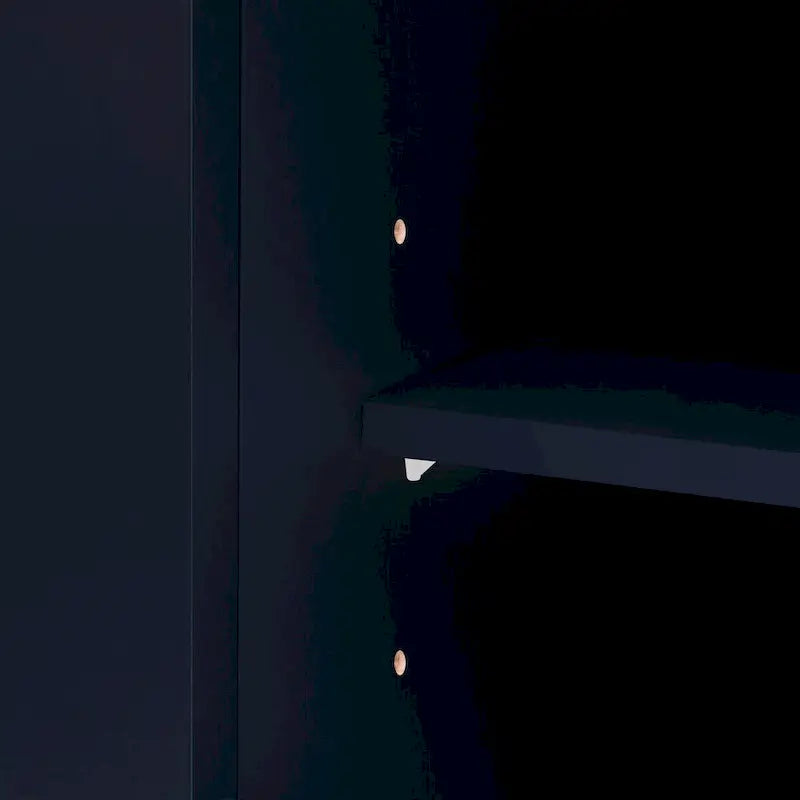 Armoire de rangement à design incurvé avec étagères réglables et tiroir