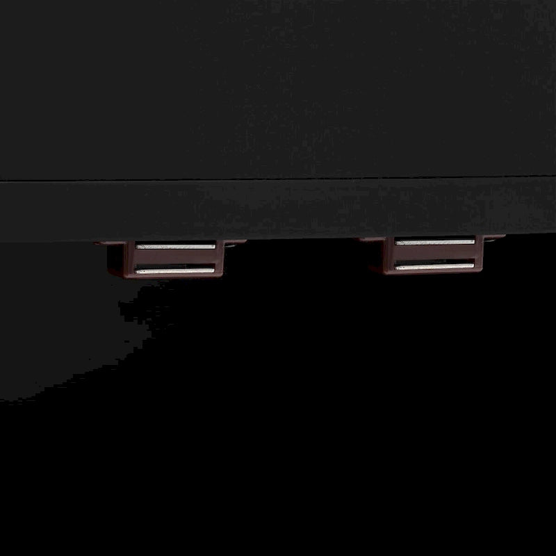 Armoire de rangement à design incurvé avec étagères réglables et tiroir