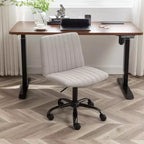 Chaise de bureau pivotante en tissu Masar de Roundhill Furniture