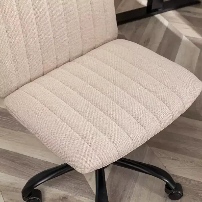 Chaise de bureau pivotante en tissu Masar de Roundhill Furniture