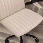 Chaise de bureau pivotante en tissu Masar de Roundhill Furniture