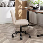 Chaise de bureau pivotante en tissu Masar de Roundhill Furniture