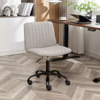 Chaise de bureau pivotante en tissu Masar de Roundhill Furniture