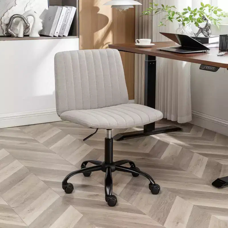 Chaise de bureau pivotante en tissu Masar de Roundhill Furniture