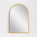 Dovelina Lot de 2 miroirs muraux modernes en arc pour salle de bain