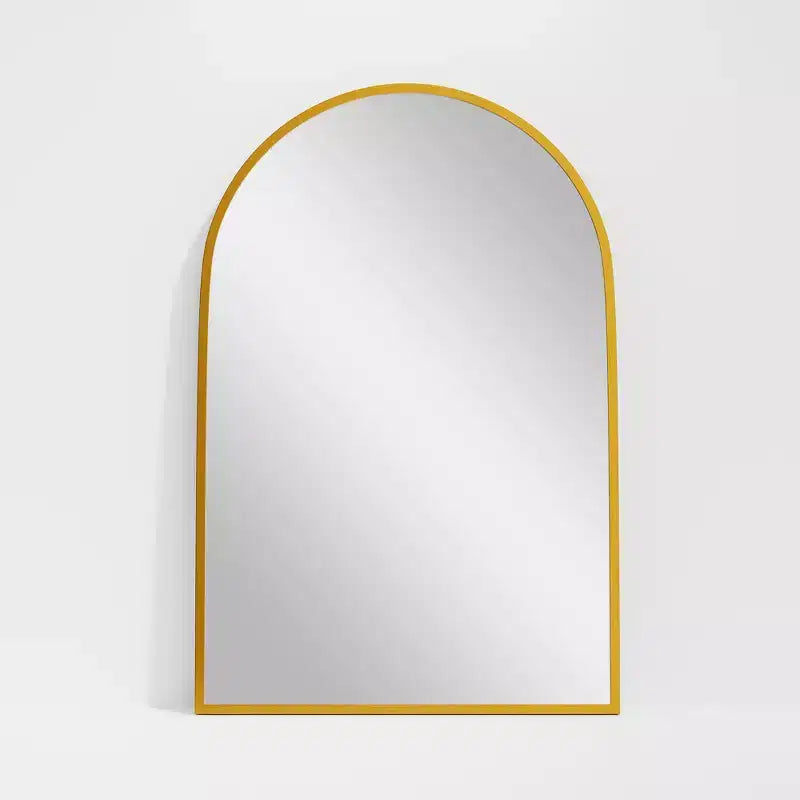 Dovelina Lot de 2 miroirs muraux modernes en arc pour salle de bain