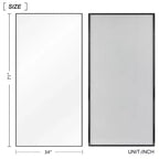 Miroir Mural Complet Dovelina Grand Miroir sur Pied Noir