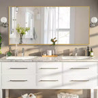 Miroir Mural Complet Dovelina Grand Miroir sur Pied Noir
