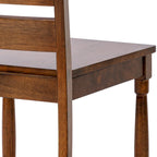 Chaises de salle à manger en bois à dossier échelle