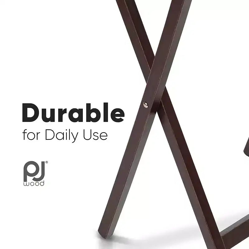 Table de plateau PJ Wood pliable et portable pour télévision/snack