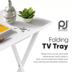 Table de plateau PJ Wood pliable et portable pour télévision/snack