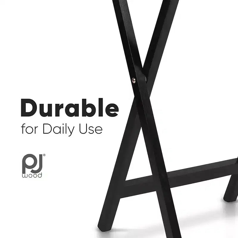 Table de plateau PJ Wood pliable et portable pour télévision/snack