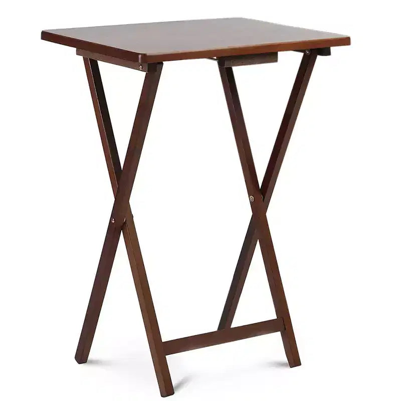 Table de plateau PJ Wood pliable et portable pour télévision/snack