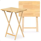 Table de plateau PJ Wood pliable et portable pour télévision/snack