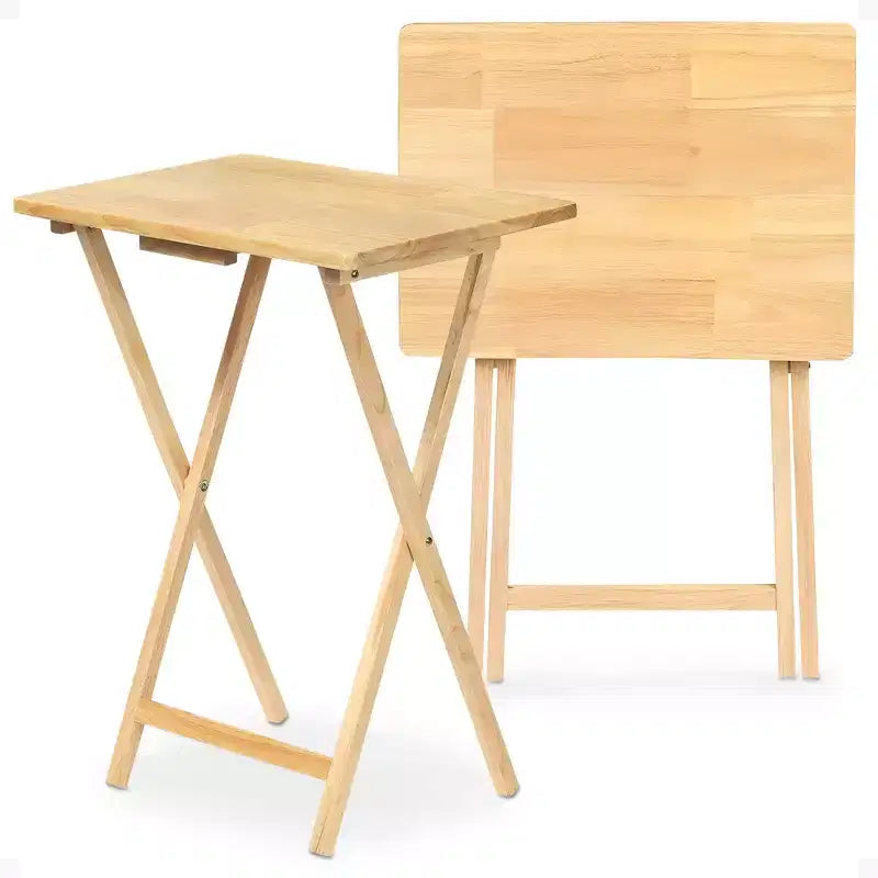 Table de plateau PJ Wood pliable et portable pour télévision/snack