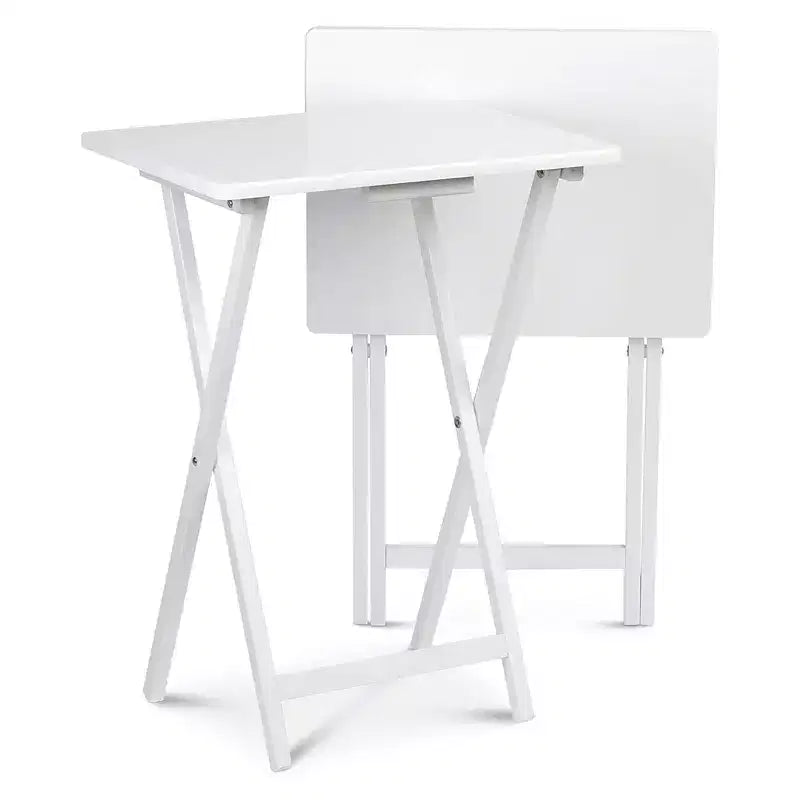 Table de plateau PJ Wood pliable et portable pour télévision/snack