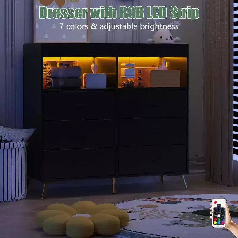 Table à langer commode Whizmax avec tiroirs, Station à langer avec plan à langer, Commode bébé pour nouveau-nés et nourrissons