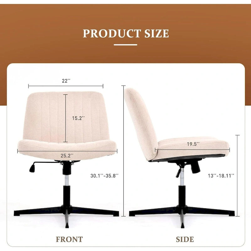 Chaise pivotante de bureau à domicile