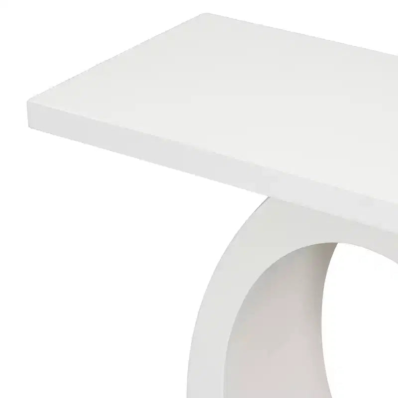 Christopher Knight Home Irma Console en bois d'acacia moderne avec base en forme d'œuf