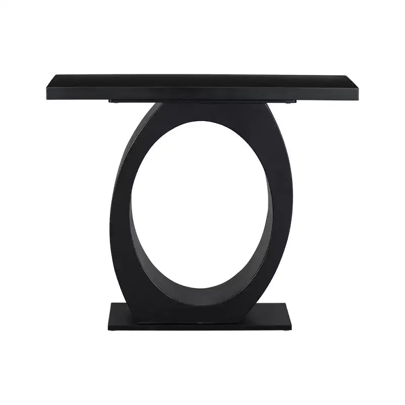 Christopher Knight Home Irma Modern Acacia Wood Egg-Shaped Base Console Table