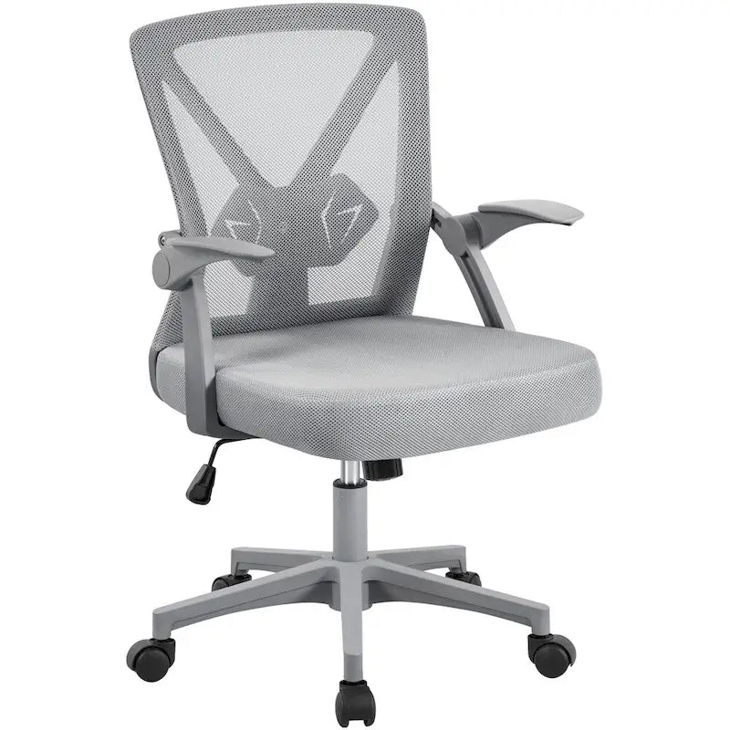 Chaise de Bureau en Maille Yaheetech avec Accoudoirs Relevables Chaise de Bureau Confortable - N/A