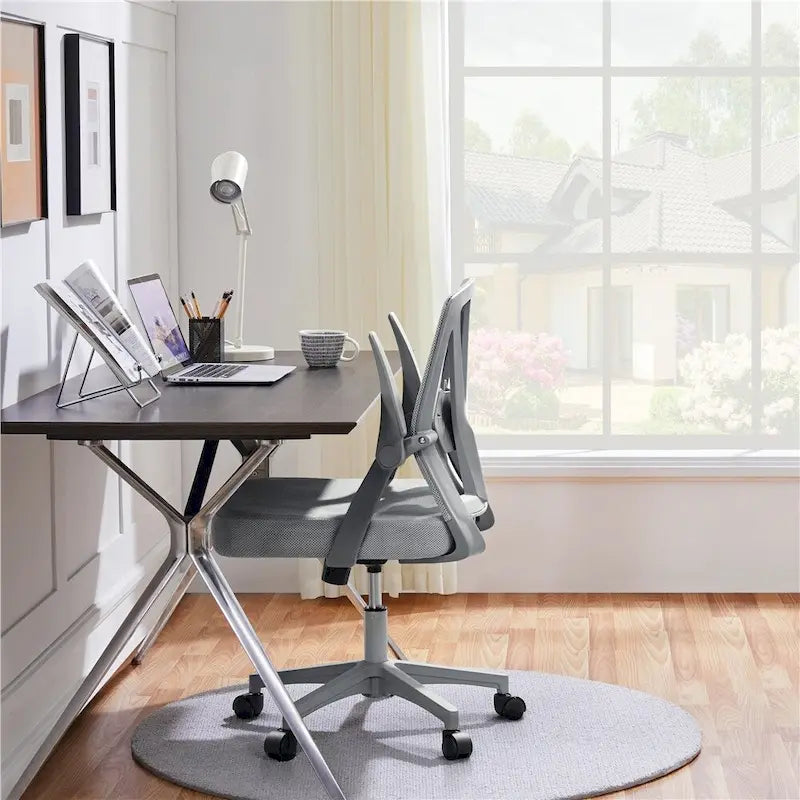 Chaise de Bureau en Maille Yaheetech avec Accoudoirs Relevables Chaise de Bureau Confortable - N/A