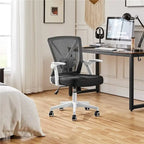 Chaise de Bureau en Maille Yaheetech avec Accoudoirs Relevables Chaise de Bureau Confortable - N/A
