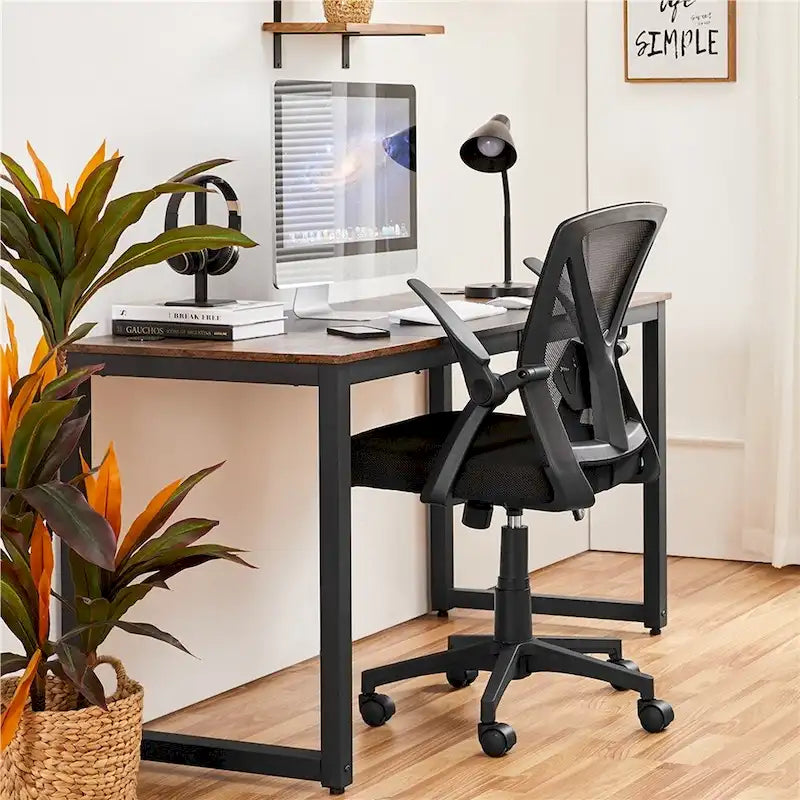 Chaise de Bureau en Maille Yaheetech avec Accoudoirs Relevables Chaise de Bureau Confortable - N/A