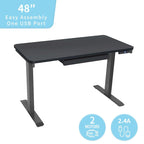Bureau debout Motionwise de 122 cm avec fonction de hauteur réglable