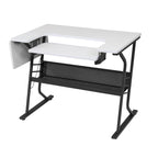 Table de couture et d'artisanat Eclipse de Studio Designs, plateau blanc ou érable