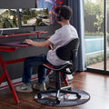 Chaise de bureau ergonomique en maille JJS avec support lombaire réglable