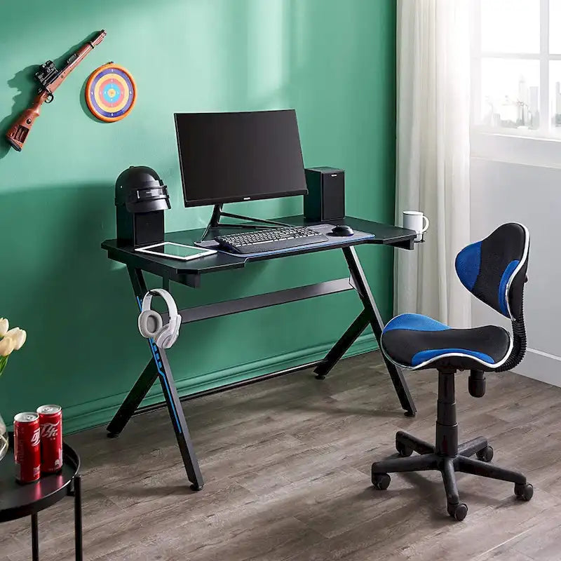 Chaise de bureau ergonomique en maille JJS avec support lombaire réglable