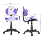 Chaise de bureau ergonomique en maille JJS avec support lombaire réglable