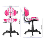 Chaise de bureau ergonomique en maille JJS avec support lombaire réglable