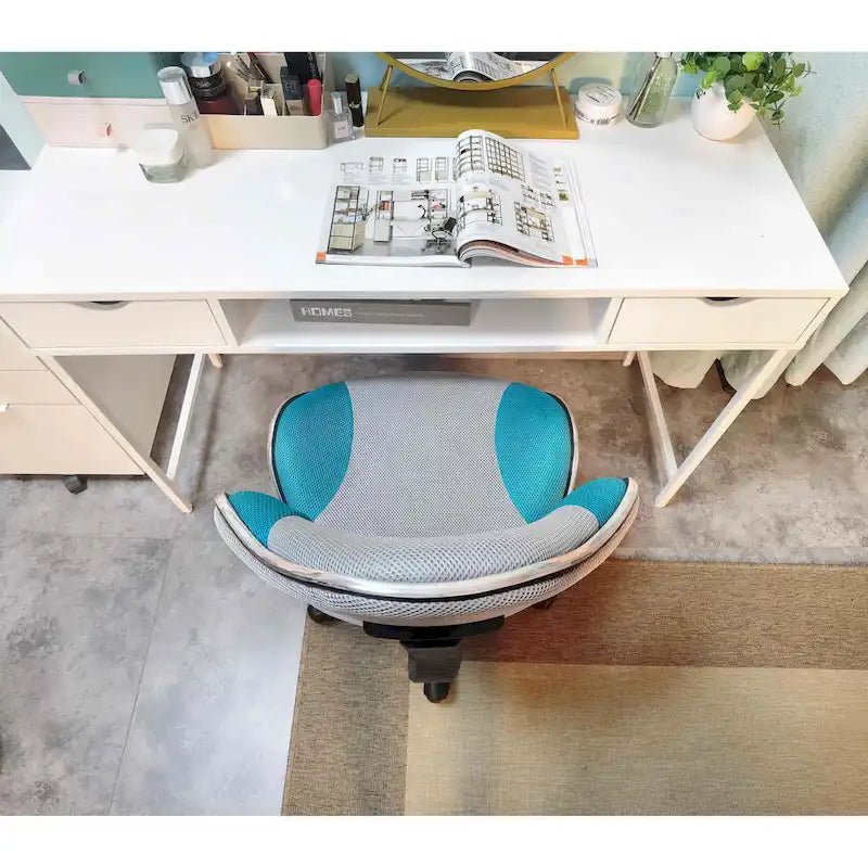 Chaise de bureau ergonomique en maille JJS avec support lombaire réglable