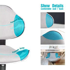 Chaise de bureau ergonomique en maille JJS avec support lombaire réglable