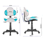 Chaise de bureau ergonomique en maille JJS avec support lombaire réglable