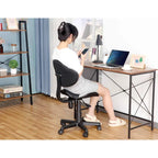 Chaise de bureau ergonomique en maille JJS avec support lombaire réglable