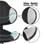 Chaise de bureau ergonomique en maille JJS avec support lombaire réglable