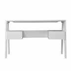 Bureau moderne blanc métallique