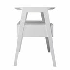 Bureau moderne blanc métallique