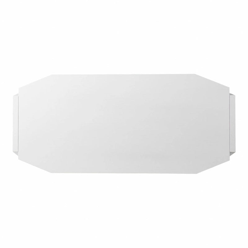 Bureau moderne blanc métallique