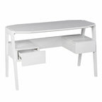 Bureau moderne blanc métallique