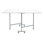 Table pour machine à coudre et de découpe Studio Designs, avec revêtement en poudre blanc